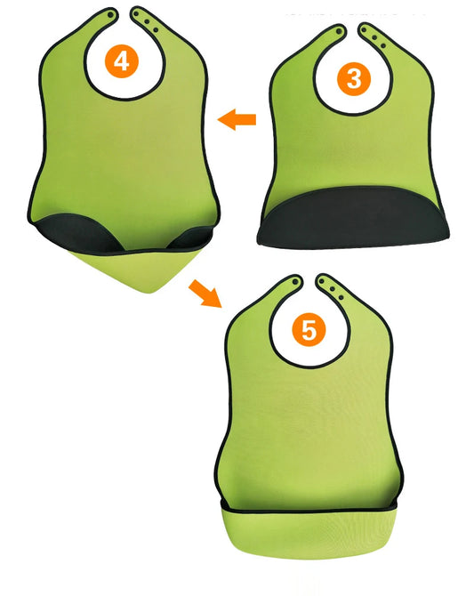 Waterproof Anti-Oil Adult Bib - Elderly & Disability Aid