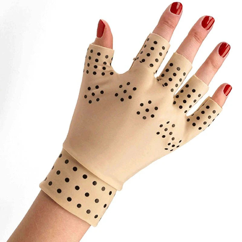 Magnetic Therapy Fingerless Gloves Arthritis Pain Relief Heal Joints hand massager arthritis Health Care Hand Care Tool