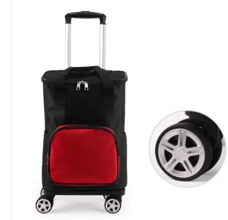 Women Shopping bags on wheels Women trolley bag shopping bag with wheels wheeled backpack Bags Rolling Luggage Backpack bags