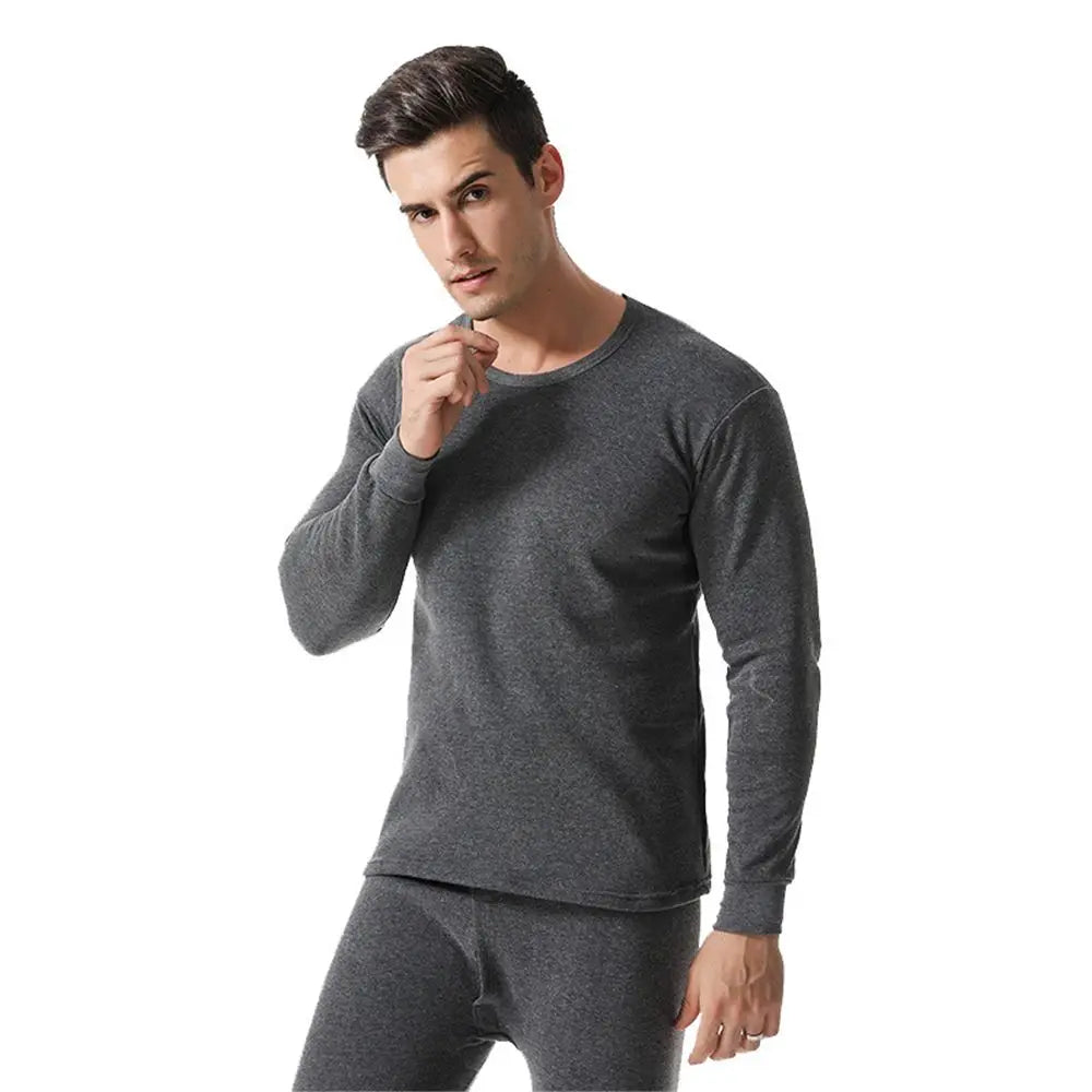 Thermal Clothes Underwear Set for Men Soft Fleece Lined Long Johns Set Men's Top & Bottom Set Winter Cold Weather Thermal Clothe