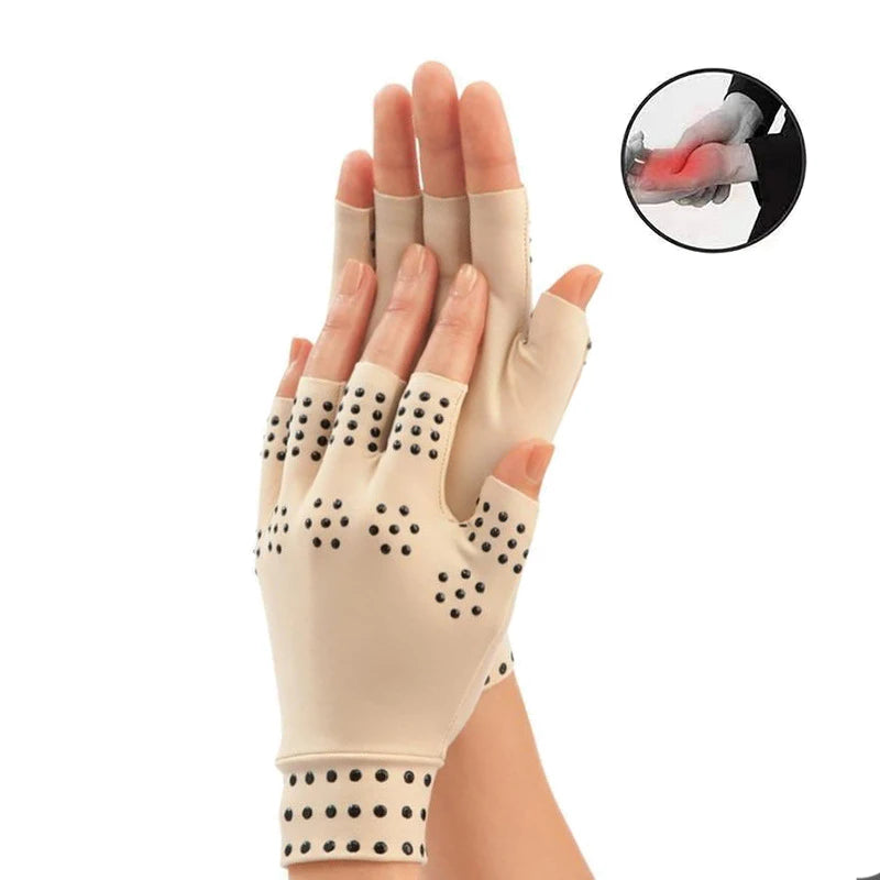 Magnetic Anti Arthritis Health Compression Therapy Gloves Rheumatoid Hand Pain Relief Hand Wrist Brace Corrector Hand Massager