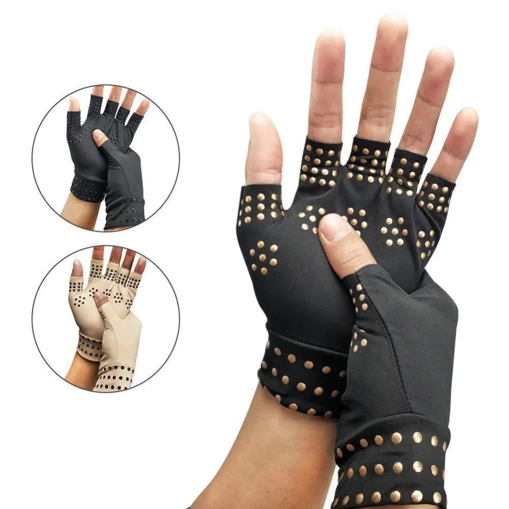 Rheumatoid Compression Joints Braces Supports Hand Pain Relief Compression Therapy Gloves Fingerless Anti-Arthritis Compression