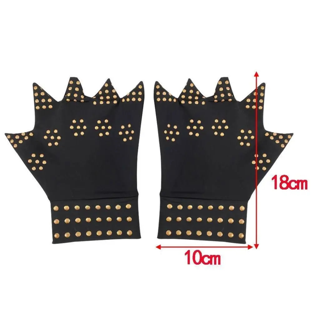 Hot Sale Elastic Rheumatoid Compression Compression Therapy Gloves Anti-Arthritis Compression Fingerless Hand Pain Relief