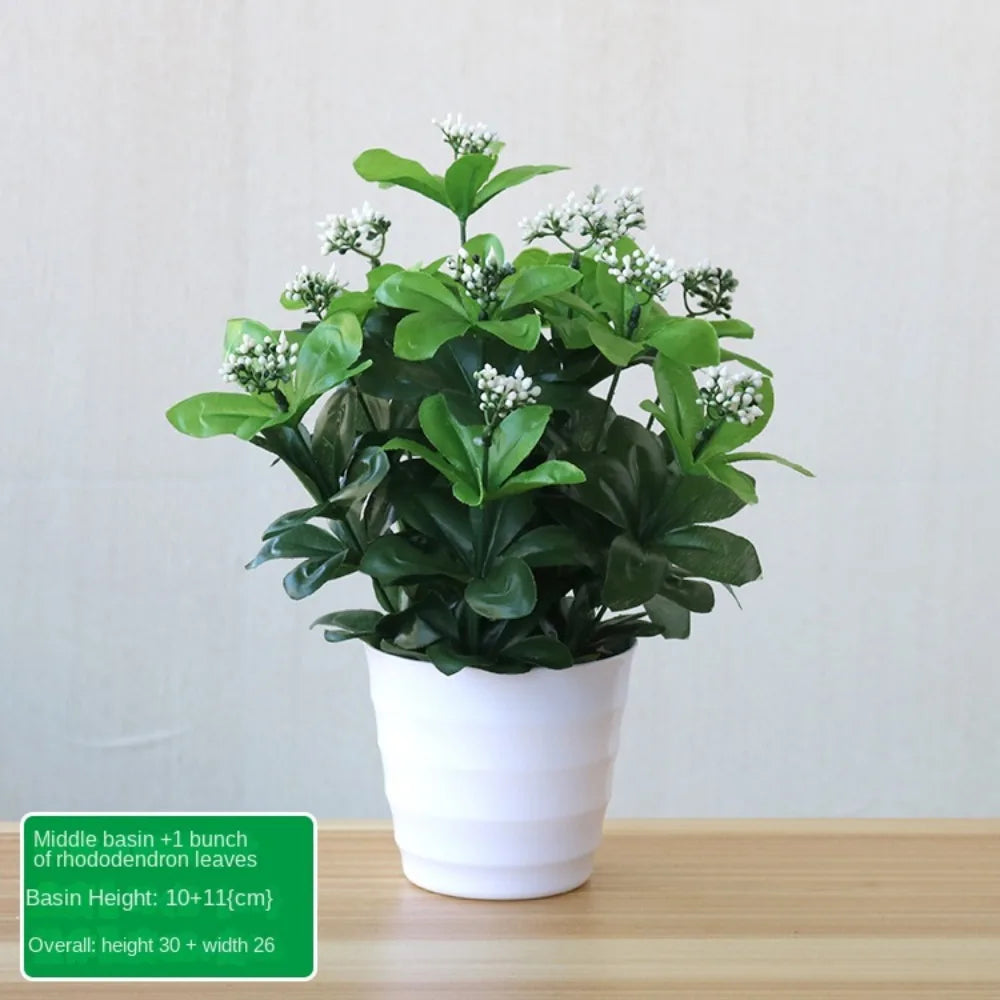 Artificial Plants Bonsai Fake Plants Home Decoration Accessories Plant Plant Pot Office Decoration Living Room Decoration