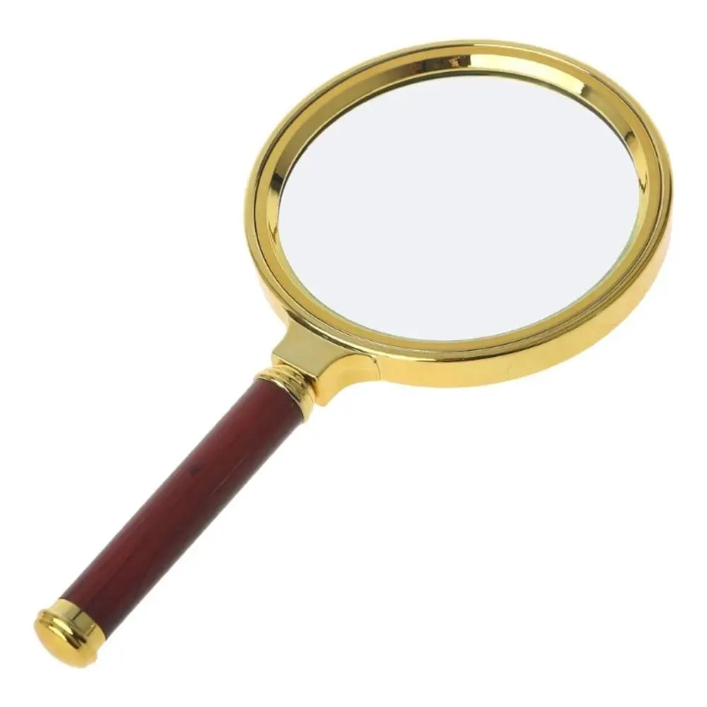 10 X Portable Handle Handheld Magnifying Glass Magnifier High-Magnification High-Definition for Jewelry Loupe 70/80/90/100mm