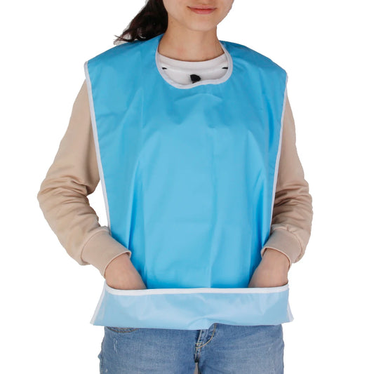 Stain-Resistant Adjustable Adult Bibs