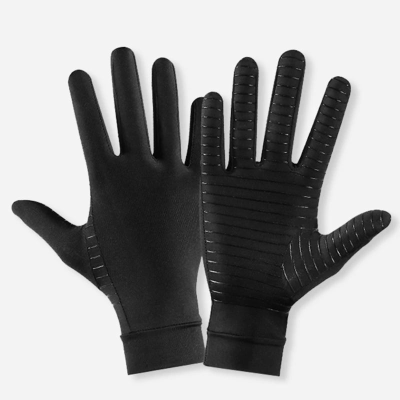 Copper Compression Arthritis Gloves Hand Gloves Hand Wrist Support Non-Slip Unisex Gloves Finger Joint Wrist Pain Relief