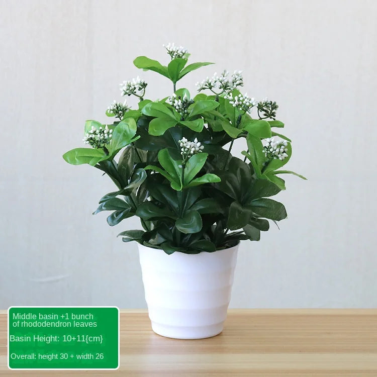 Artificial Plants Bonsai Fake Plants Home Decoration Accessories Plant Plant Pot Office Decoration Living Room Decoration