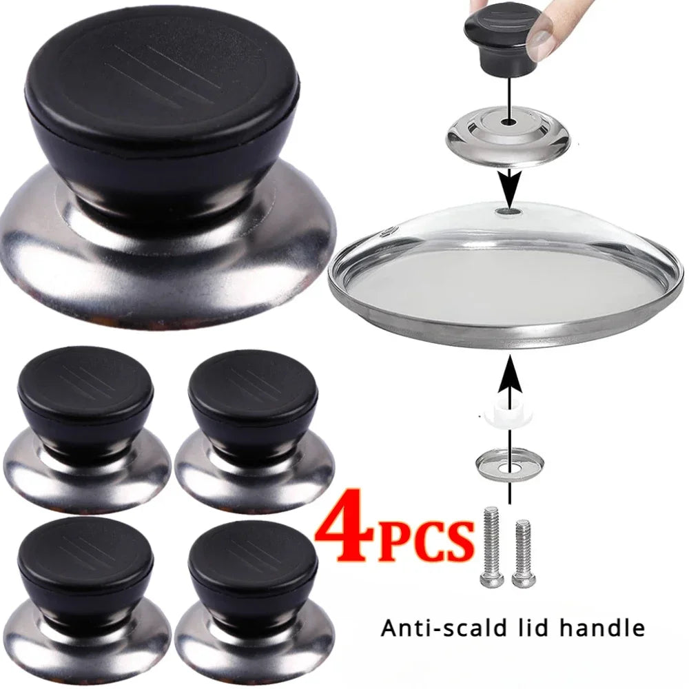 Anti-slip Handle Tool Pots for Kitchen Accessories Kitchen Pot Lid Knob Cookware Set Things the Tableware Cover Pan Dining Bar