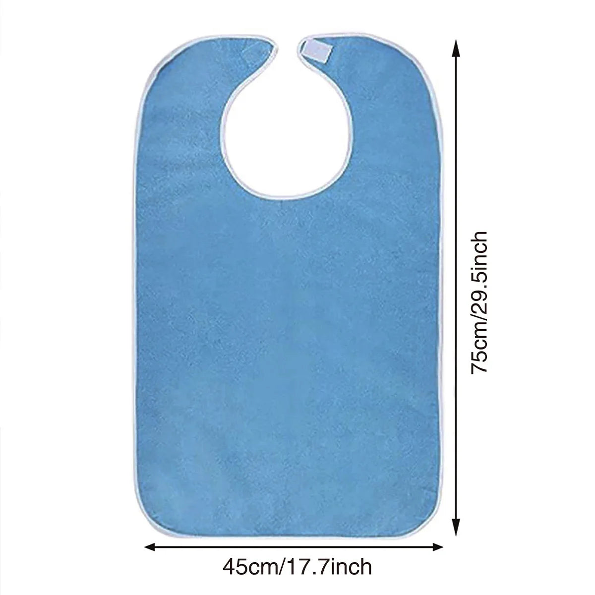 1pcs Stain Resistant Adult Bibs for Men and Women - Perfect for Seniors and a Mess-Free Diet