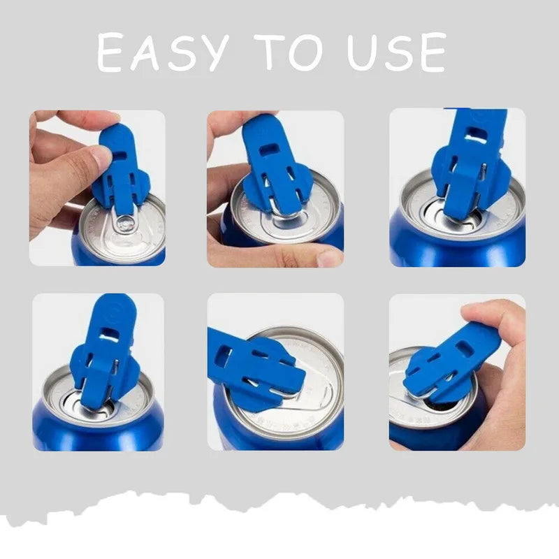 2/6 Pcs Handheld Bottle Opener Simple Seal Can Duster Does Not Hurt The Hands Of The Beverage Bottle Opener Easy Can Duster