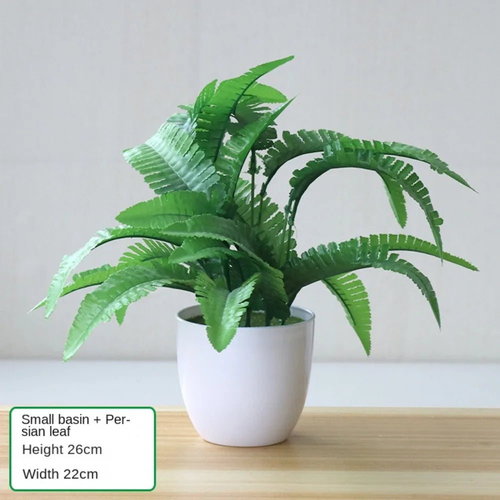 Artificial Plants Bonsai Fake Plants Home Decoration Accessories Plant Plant Pot Office Decoration Living Room Decoration