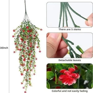 1Pcs 76CM Artificial Ivy Hanging Plants Fake Plant for Home Room Decor Garden Wedding Decoration Outdoor Ornaments Accessories