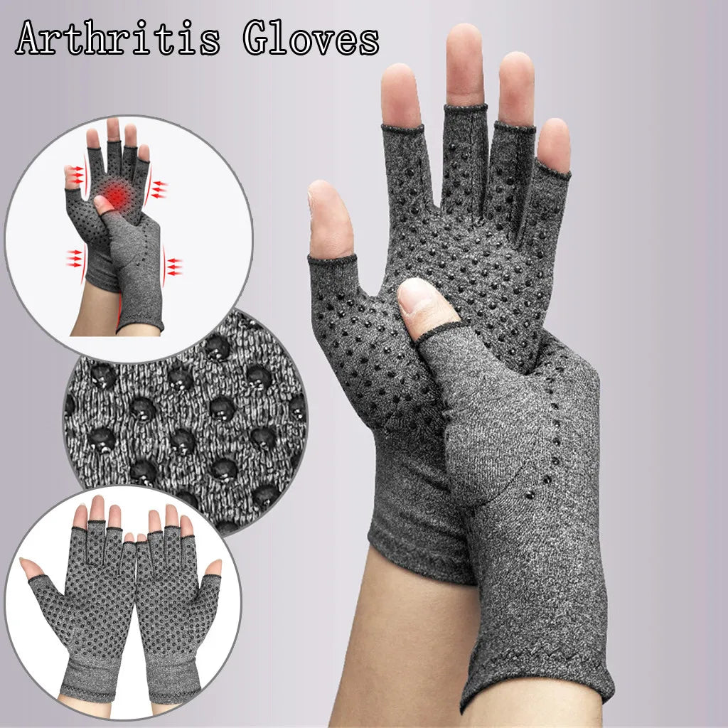 1Pc arthritis gloves woman Rheumatoid Magnetic Compression Gloves Arthritic Joint Pain Relief Hand Gloves Therapy Fingers Glove