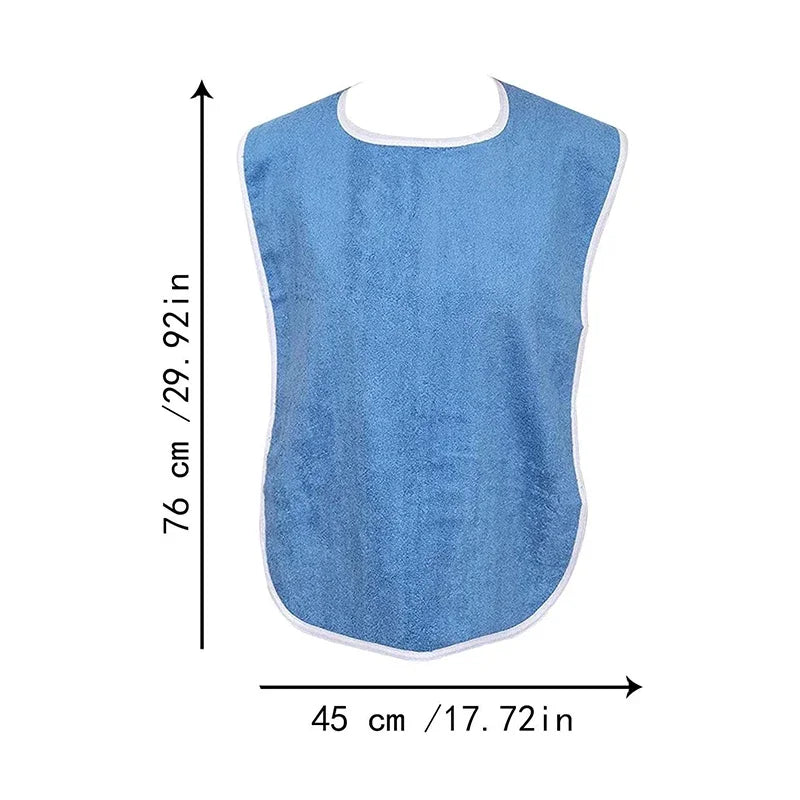 1PC Multi-purpose Anti-fouling Elderly Drooling Napkin Rice Pocket Hemiplegic Eating Apron Adult Special Bib for Men Women