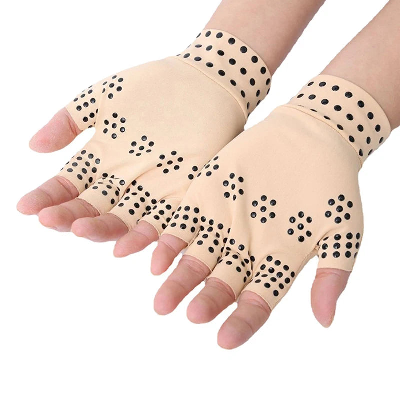 Magnetic Anti Arthritis Health Compression Therapy Gloves Rheumatoid Hand Pain Relief Hand Wrist Brace Corrector Hand Massager