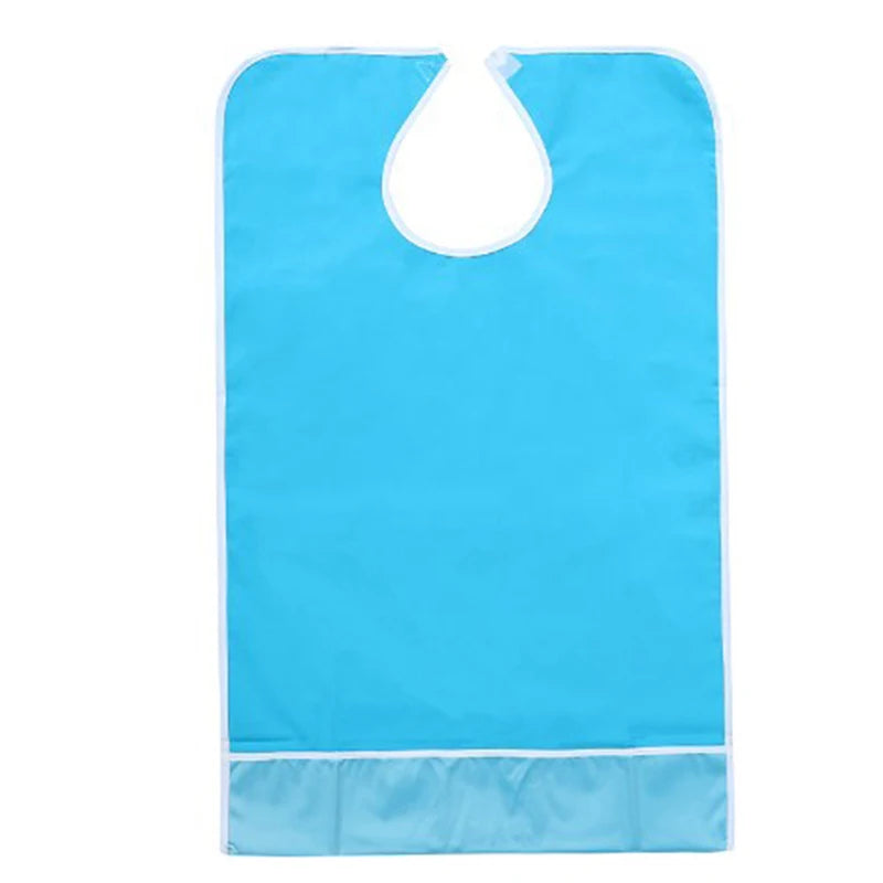 1Pc Silicone Waterproof Adult Bib - Reusable & Anti-Oil