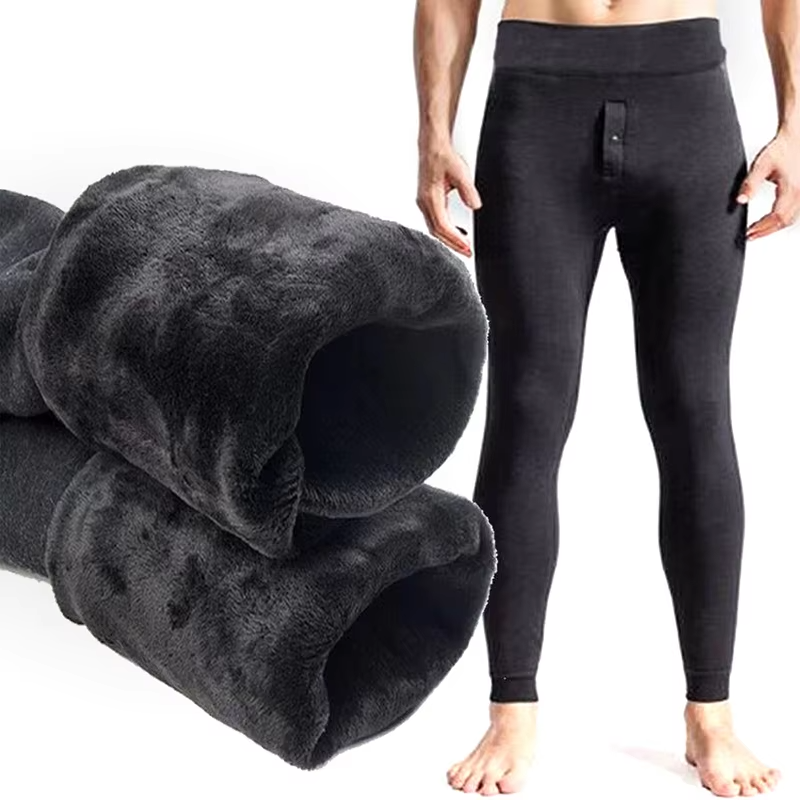 Merino Wool Base Layer Pants Mens Merino Wool Baselayer Bottoms Thermal Underwear Long Johns Legging Homme Soft Warm